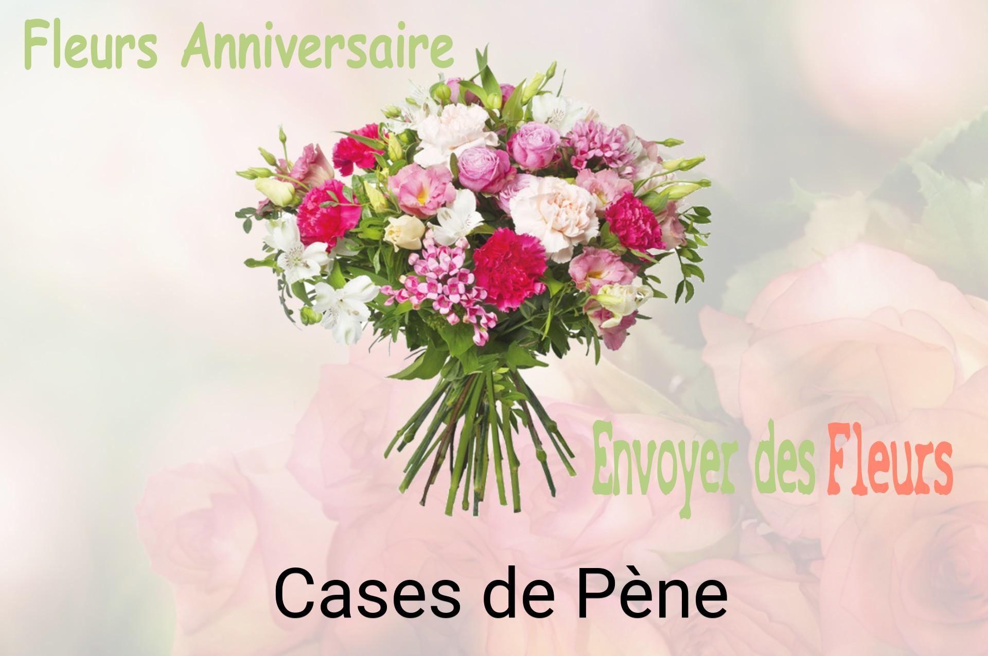 Bouquet de fleurs d’anniversaire livré à Cases-de-Pène