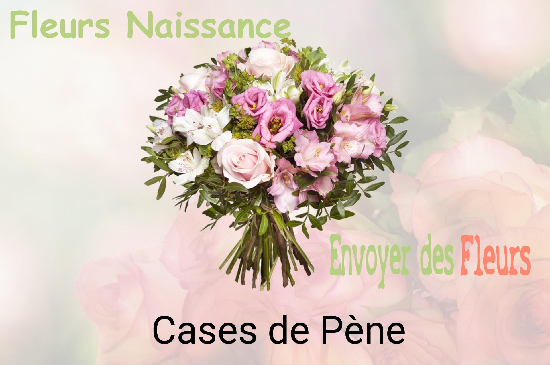 Bouquet de fleurs de naissance livré à Cases-de-Pène