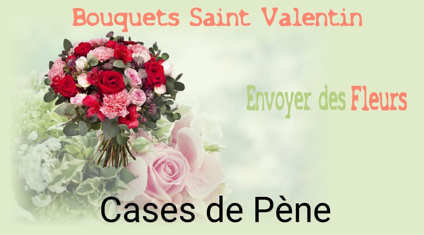 Roses de Saint-Valentin livrées à Cases-de-Pène